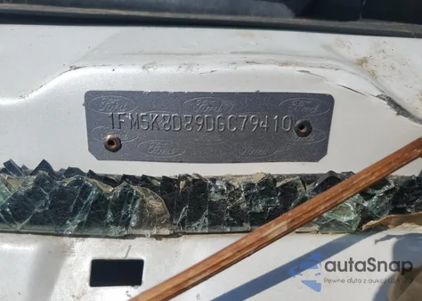 2013 Ford Explorer Xlt from USA, damaged, VIN 1FM5K8D89DGC79410